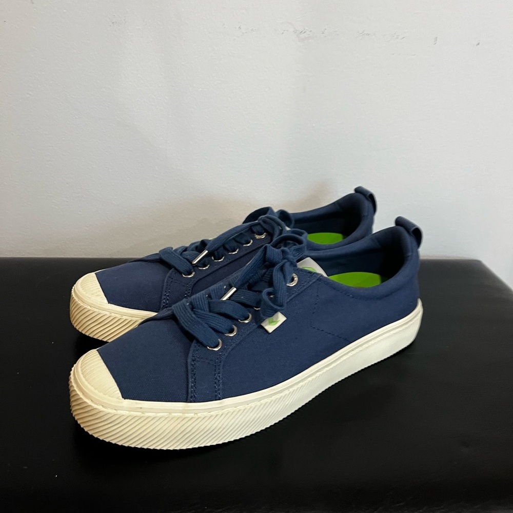 CARIUMA Shoes Mens 9/ Womens 10.5 OCA Low Knit  Sneakers Blue Comfort EUR 41.5